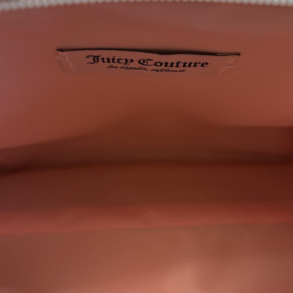 Juicy Couture Pink Tote with Matching Pouch and Zip Wallet. No dust bunnies. - Picture 12 of 15